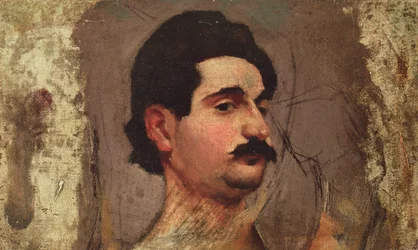 口ひげを持つ男、1887-88年頃