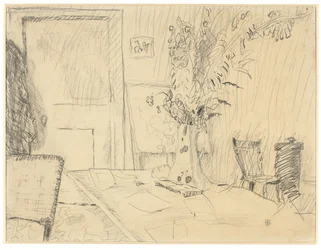 ル・カネのダイニングルームのフラワーポット