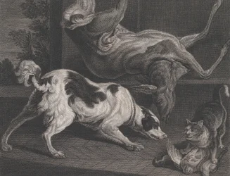 犬と静物、1778