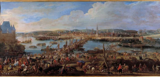 サン・セヴェールから見たルーアンの街の眺め ピエール・ドニ・マルタン（1663-1742）作 18世紀 日0.78x1.98 m ルーアン美術館