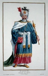 1780年に出版された「Recuil des Estampes, representant les Rangs and