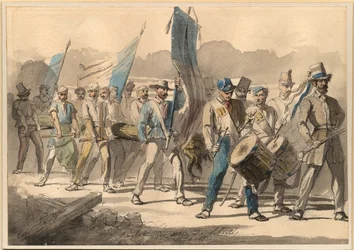 1848年、フランスに自由の木を植える