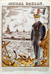 フランス海軍司令官、フランソワ・ダーラン提督、1940年