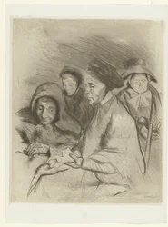 Vier oude vrouwen 古い女性の肖像画 裁判（シリーズタイトル）