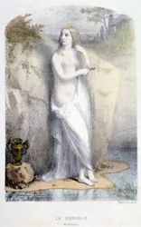 ブルトン人の妖精La Korrigan - MeryとFoelixによる「Les femmes mythologiques」（G.Staal作、G.Gouet編）に登場。