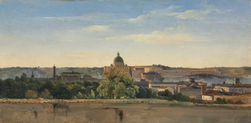 ローマの眺め、c。 1782-1784。