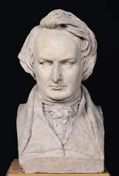 35歳のヴィクトル・ユゴー（1802-85）の胸像、1837年