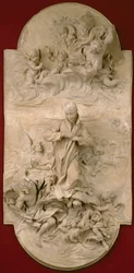栄光のS.ルイージゴンザガ、1696年頃（テラコッタ）
