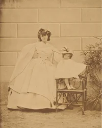 母と花婿、1860年代。