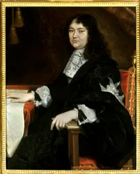 ルーヴォワ侯爵ミシェル・ル・テリエ（1641-1691）の肖像 ピエール・ミニャール（1612-1695）の絵画 17世紀。ランスのボザール美術館の「ルーヴォワ侯爵ミシェル・ル・テリエの肖像」（1641-1691年）も見逃せません。ピエール・ミニャールの絵画