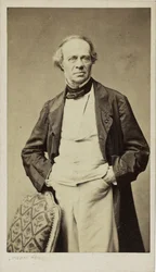 作曲家ジャック・フロメンタル・ハレヴィの肖像、1799～1862年、1860年頃。