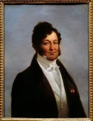 フランス王となったルイ・フィリップ・ドルレアン（1773-1850）の肖像 ルイ・フィリップ1世の肖像 ピエール・ヴィニュロン（1789-1872）による絵画 19世紀の太陽。0.32x0.24 m パリ、カルナヴァレ美術館