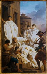 Saint Benoit ressuscite un enfant - 子供を復活させる聖ベネディクト ...
