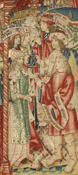 A parábola dos trabalhadores na vinha, c.1500 (tapeçaria)