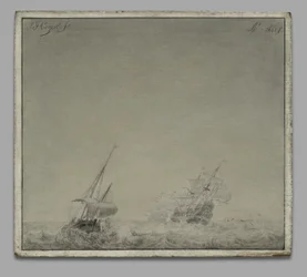 嵐の海