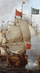 ロイヤル・オーク号（1664年）-1666年6月1日～4日の4日間の戦い RMG BHC0285（トリミング済み）