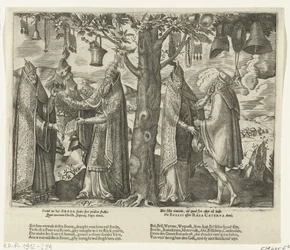 ローマの偶像崇拝の木、1570 年頃