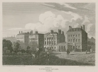 キャベンディッシュスクエア、ロンドンの北側