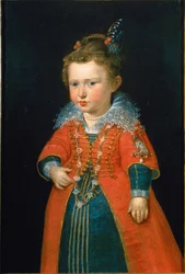 エレオノーラ・ゴンザガ 1598-1655 年、2 歳。 1600年。