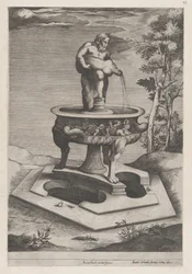 ローマの素晴らしさの鏡：噴水と盆地、1581年、1581年。