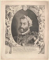 神聖ローマ皇帝カレル5世（印刷）