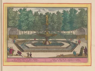 Fontein van Don Juan van Oostenrijk in de tuinen van het Koninklijk Paleis van Aranjuez Fontein van Don Jan van Oostenryk, te Aranjues (title on object) Theatrum Hispaniae (...) (series title)   1374144   ja       japanese Successfully Translated  Original