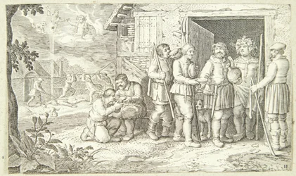 ヤコブと斑点のある牛