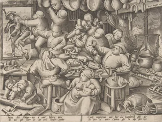ファット キッチン、1563 年。