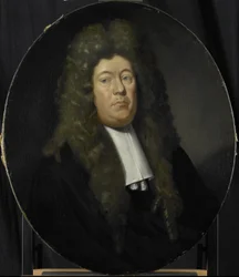 1668 年に選出されたオランダ東インド会社のロッテルダム商工会議所長、アドリアーン パエツの肖像