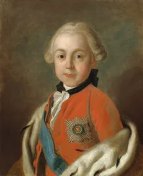 ロシア皇帝パウロの肖像（1754-1801）（油彩・カンヴァス）