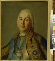 カウントピョートルセモノビッチサルティコフの肖像画、1760