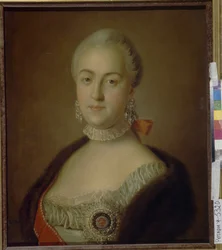 大公爵夫人エカテリーナアレクセイエフナの肖像、1761年