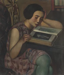 読む少女、1928