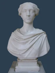 伯爵夫人タチアナストロガノヴァの肖像画の胸像、1853年