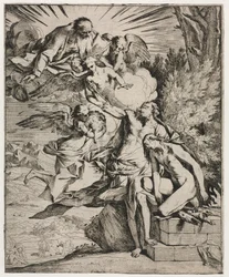 アブラハムの犠牲、約。 1645-50。