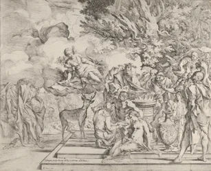 イフィゲニアの犠牲、約。 1640-42。