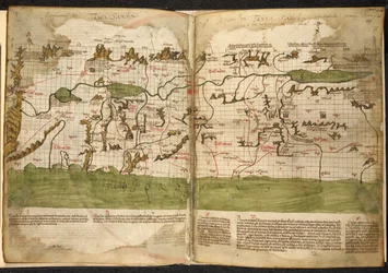 聖地の地図。