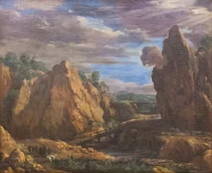 トルファのミョウバン鉱山、1630年頃（キャンバスに油彩）