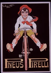 ピレリの自転車広告