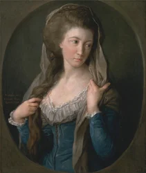 Naisen muotokuva, joka on perinteisesti tunnistettu Margaret Stuartiksi, Lady Hippisleyksi