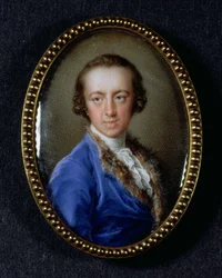 ホレス・ウォルポールの肖像、（1717-97）