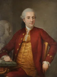 ヨハン・クリスチャン・バッハ（1735-1782）の肖像。