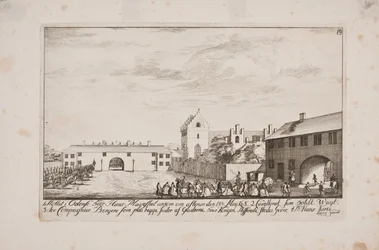 フレデリック 5 世のオーデンセ城への到着