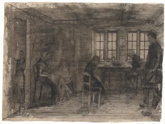 5 人の農家のインテリア