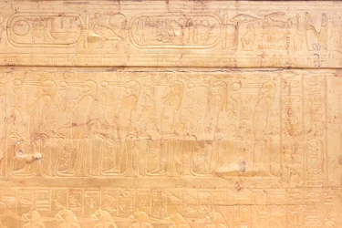 ツタンカーメンの埋葬室、エジプト考古学博物館、カイロ、エジプトの外側の黄金の神社