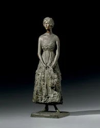 ルース・レイモンド・カーハート、1921年頃（ブロンズとグリーンの緑青）