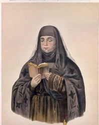 皇后両陛下の肖像 Eudoxia Feodorovna Lopukhina (Eudoxie Lopoukine (ou Lopoukhine))