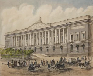 サンクトペテルブルクの帝国公共図書館、1840年代