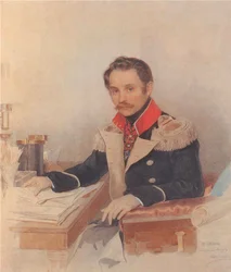 Leonty Vasilievich Dubelt 1792-1862の肖像、ジャンダルム軍団の参謀長、1834年