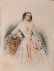 Praskovia Nikolaevna Ryumina 1821-1897、1847の肖像